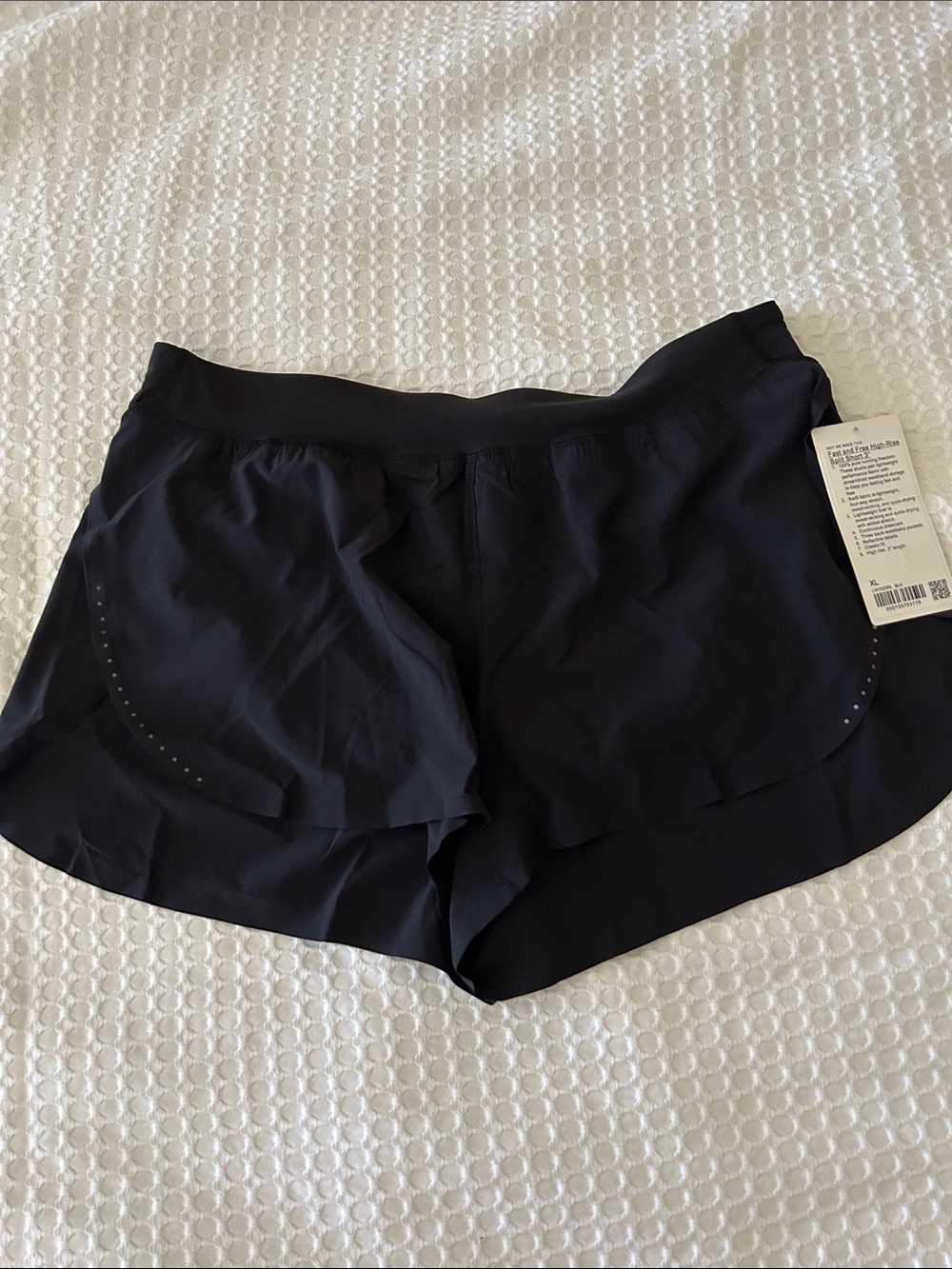 Lululemon fast and free high rise split short-3” XL